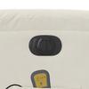Electric Massage Chair Cream Velvet