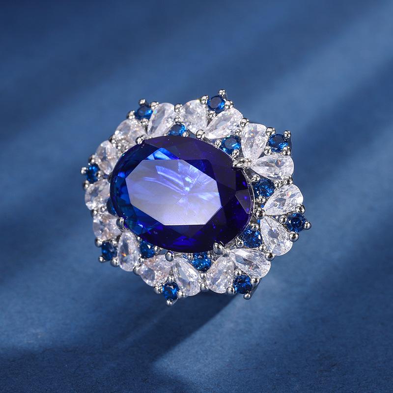 

Ювелирные изделия Медное основание Позолоченный ювелирный набор Имитация цвета Сокровище Ювелирный набор Женский Основной камень 13 * 18