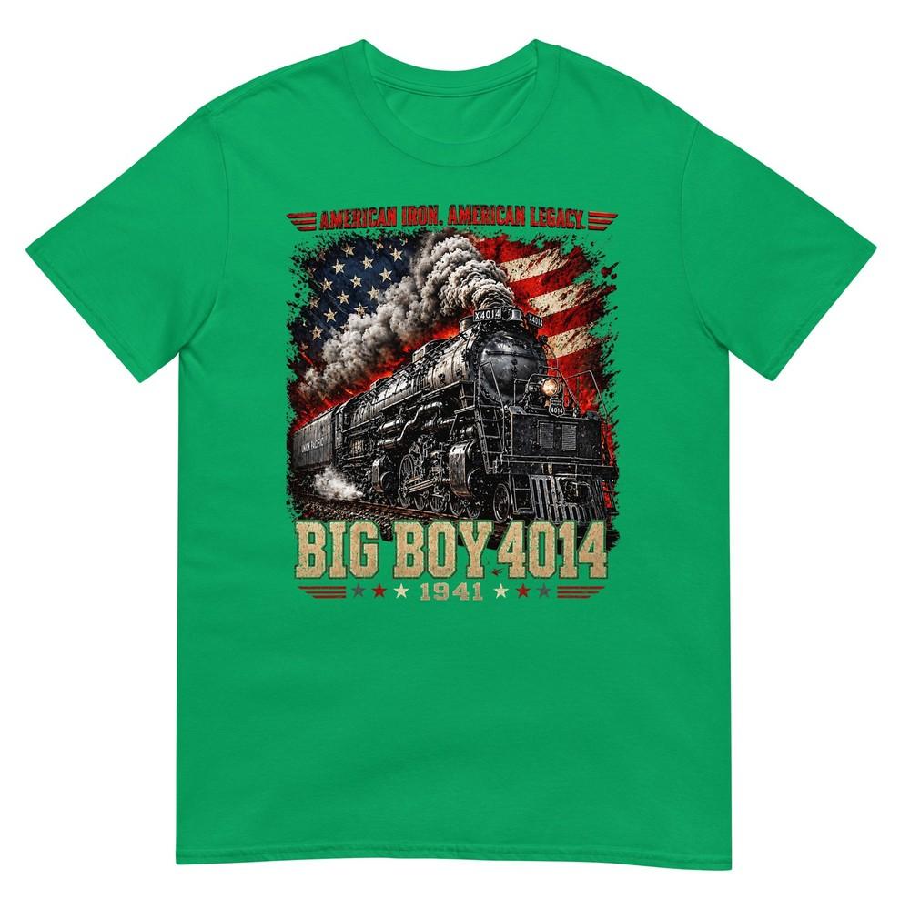Big Boy 4014 Vintage Steam Locomotive Railroad Train Engine Tshirt