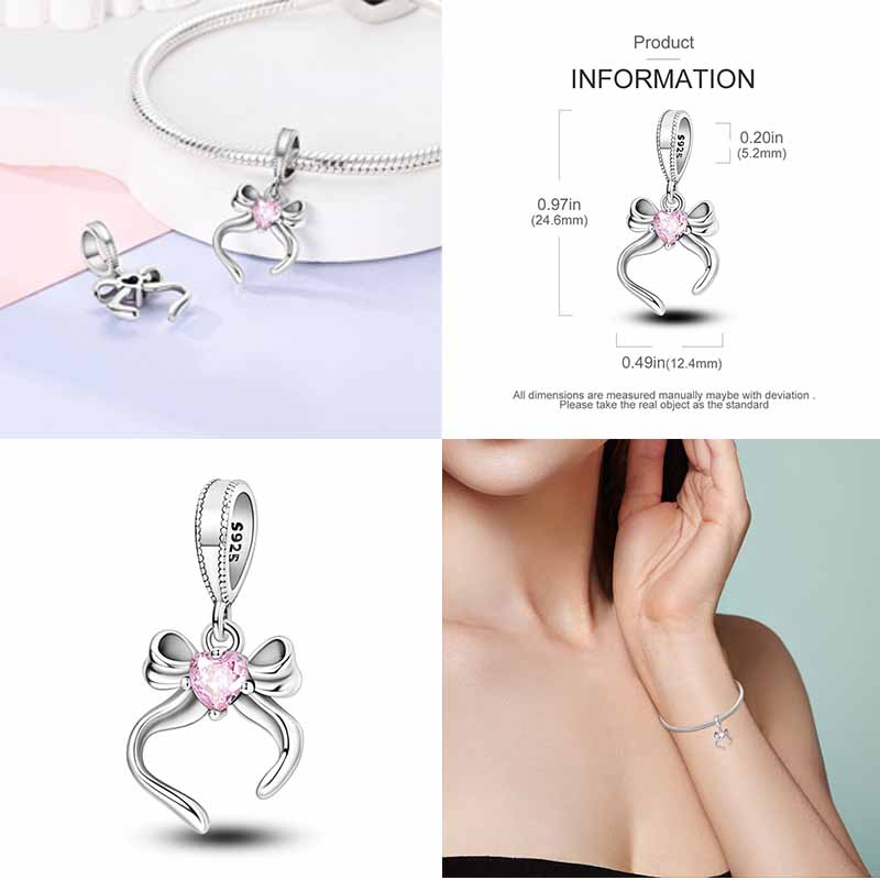 925 Silver Flowers Blue Devil Eyes Infinity Eternal Symbol Dragonfly Dreamcatcher Charms Fit Pendant Jewelry