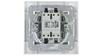 Conector Asfora tip Candelabru Alb Cu Ramă Eph0300121