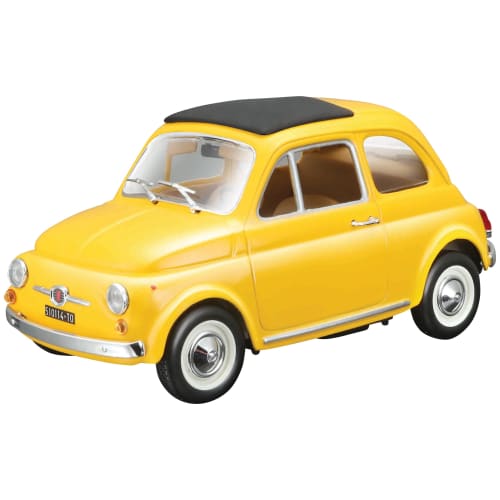 Kyosho Bburago 1/24 Fiat 5OOF 1995 Yellow Finished Product