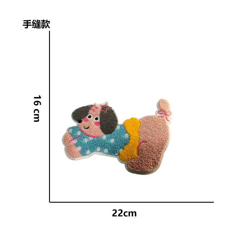 Computer Embroidery Towel Embroidery Dachshund Dog Cloth Sticker Clothes Bag Personalized Decoration Diy Patch Accessories