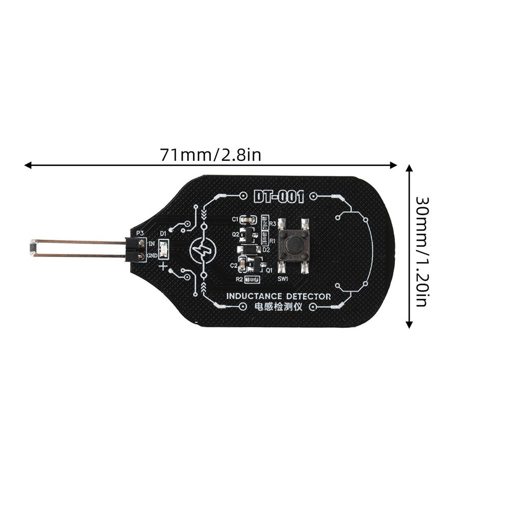 Black/Purple Inductor Detector Tool Electromagnetic Induction Quick Troubleshooting Suitable for Phone/Computer motherboard