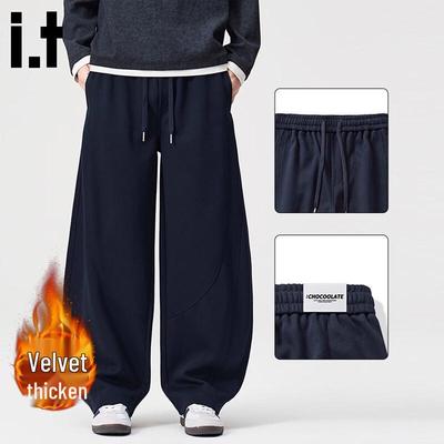 CHOCOOLATE Men's American Style Casual Straight-Leg Trousers