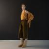 WEDNESDAY DELIGHT Wd_Khaki Corduroy Straight Pants
