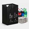 60L Household Storage Basket Large Bottle Sundries Storage Box Kitchen Garbage Classification Basket Dirty Clothes Organizer