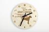 Bohemian Wire-haired Pointing Griffon, Cesky Fousek - clock with dog, wooden clock with engraving, personalised clock by Art-Dog