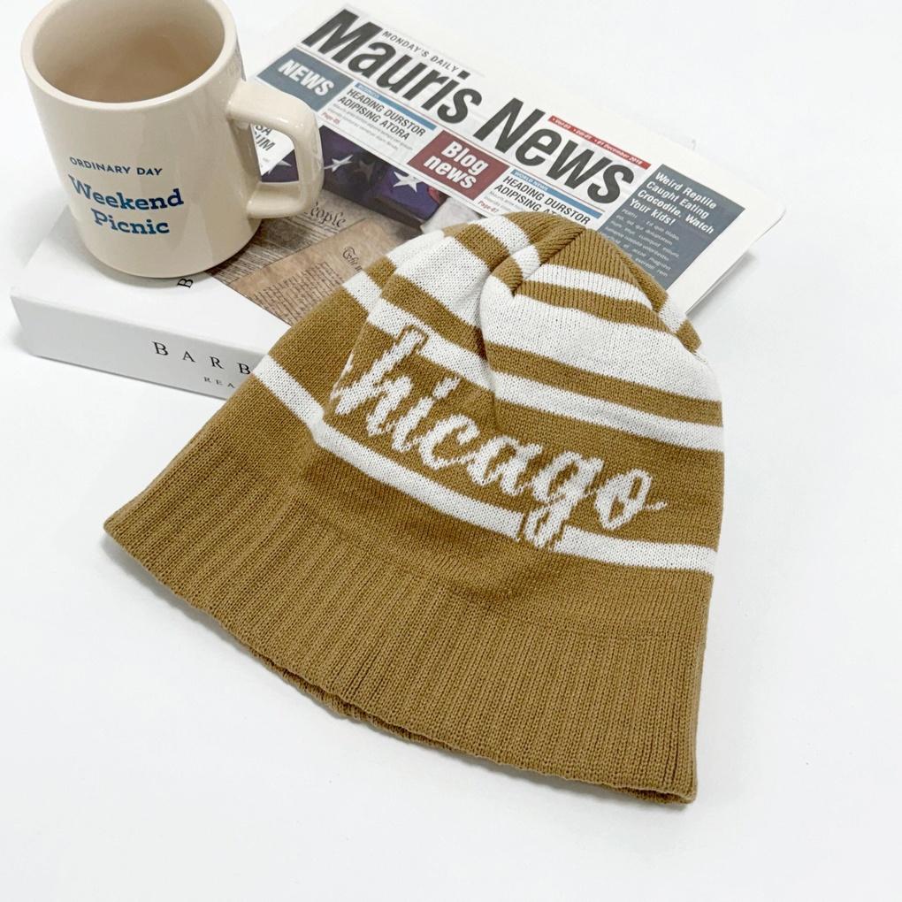 Women's Men's Couple Daily Chicago Beanie Hat