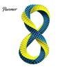 Interactive Training Toys for Dogs Dog Tug Toy, Nylon 8-Shaped Chew Teeth Cleaning Dental Chewing Rope Aggressive Chewers, Outdoor Training,