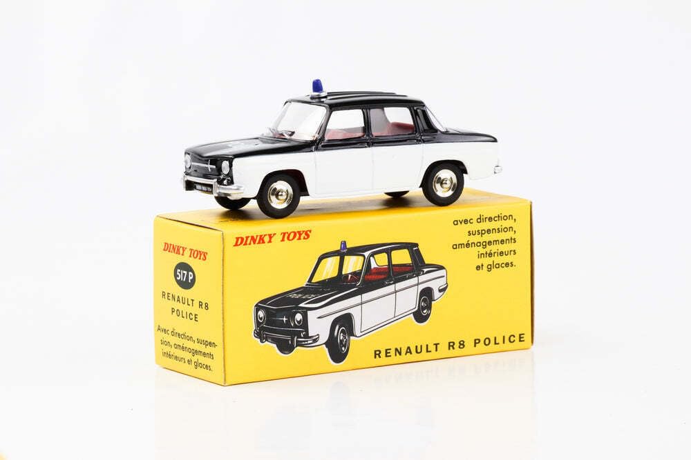 

DINKY TOYS 1/43 Renault 8 Police Car Reissue Miniature Car