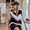 Cartoon Cat Bear Cat'S Ears Baseball Hats New Women Sunshade Polka Dot Versatile Sweet Fashion Niche Peaked Caps