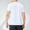 Li Ning Plain Round Neck Short Sleeve T-Shirt Men Tops White YTST079-2