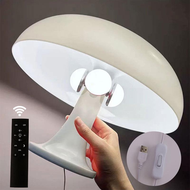 Moderne nordische Pilz-Tischlampe - Minimalistisches Nachtlicht für Schlafzimmer und Wohnzimmer