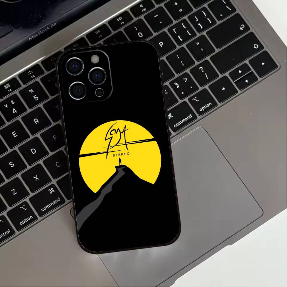 Rock Band S-Soda S-Stereo Phone Case For iPhone 17,16,15,14,13,12,11 Plus,Pro Max,XS,Soft Silicone Black Cover