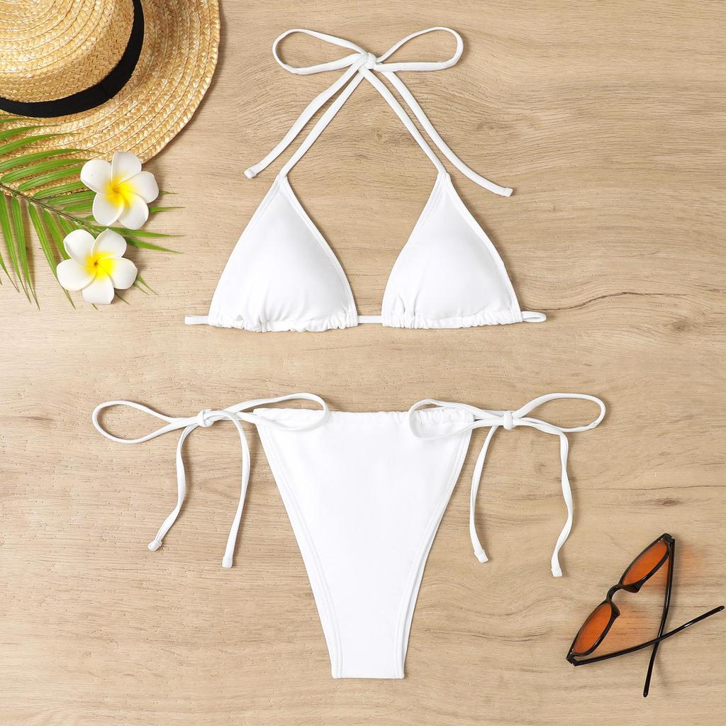 2024 Europäische & Amerikanische Sexy Split Bikini Bademode für Frauen