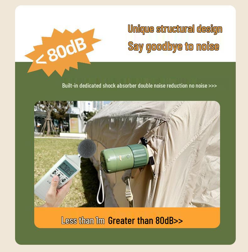 Portable Wireless Inflatable Camping Tent Pump with Lithium Battery