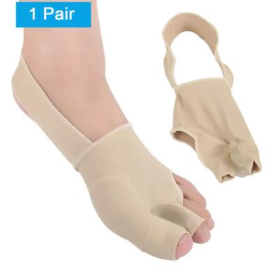 1Pair Three Toes Bunion Corrector Hallux Valgus Corrector Day Night Toes Correction Socks Feet Care