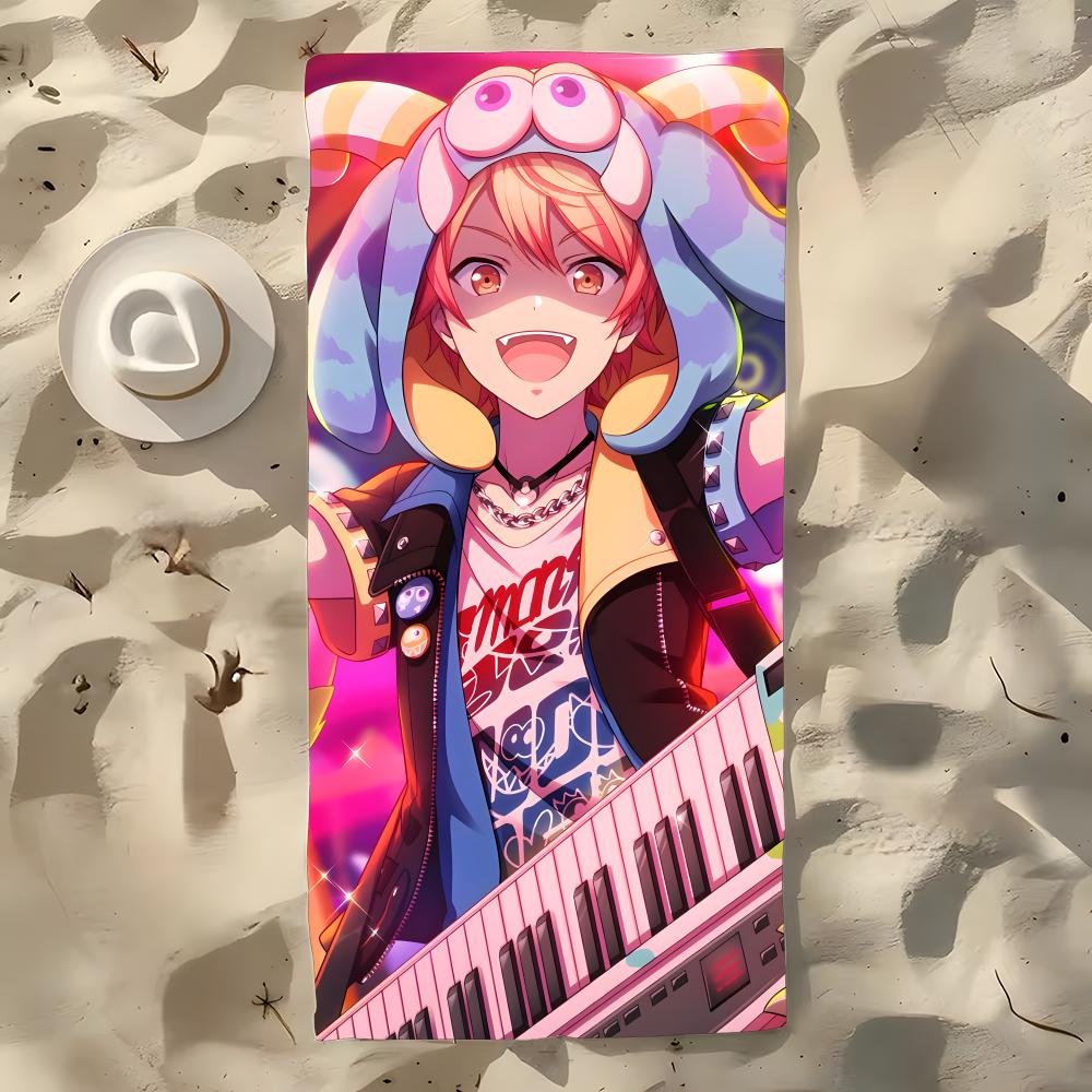 Anime T-Tenma Towel Microfiber Beach Towel, Quick-Dry, Sand-Free, Ultra-Fine Fiber, Super Soft.