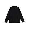 Nike Women's Black Long-Sleeve Crewneck Sweatshirt with Geometric Logo Print