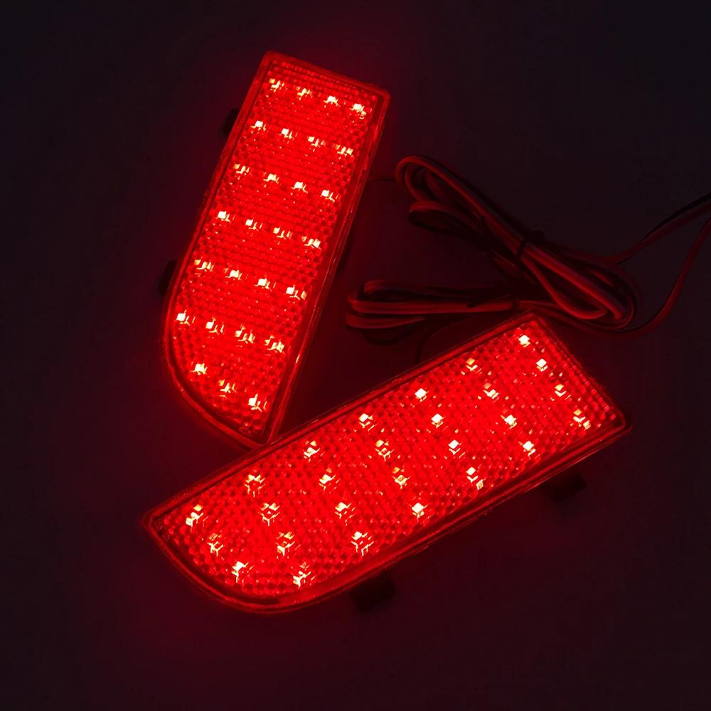 1Pair Car Rear Bumper Reflector Light for Mercedes Benz Vito Viano W639 2003-2013 2014 Tail Lights Running Braking Fog Lamp