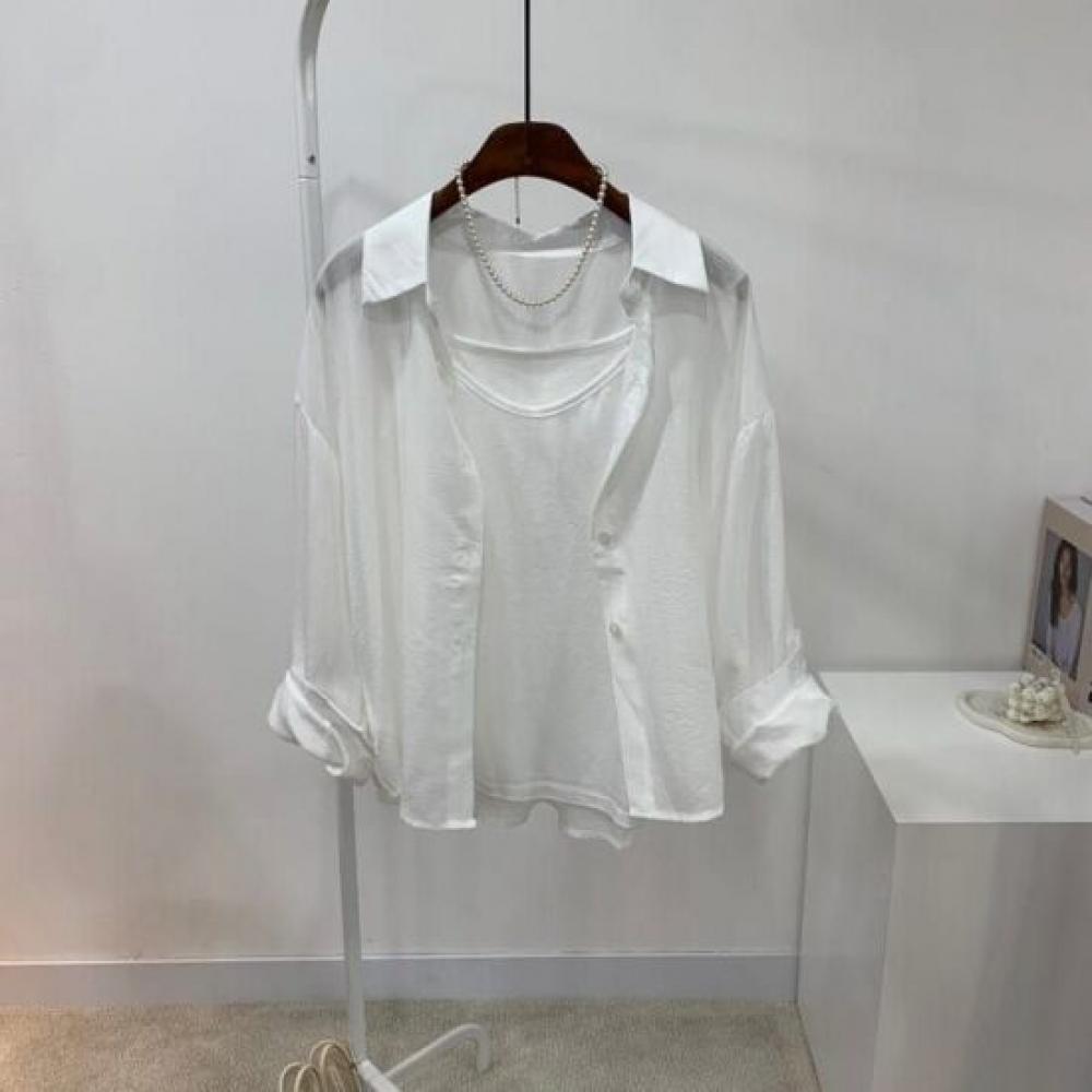 C S In The Room 77 Available   Yoku Strap Tank Top baSiC Long Sleeve Shirt Set 4
