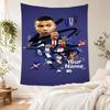 Mbappé Customize Your Name Tapestry Foldable Wall Tapestry Durable Comfort Perfect for Living Room Decor Multi-purpose for All Occasions