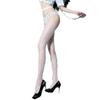 Aurora Lace Dotted Garter Stockings - Sexy Over-the-Knee Pantyhose for Beautiful Legs.