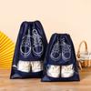 10Pcs/Set Shoe Dust Covers Non-Woven Dustproof Drawstring Clear Storage Bag Travel Pouch Bags Drying Shoes Protect Shoes