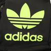 Mochila negra unisex para hombre usada con estampado del logo adidas Trefoil