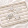 999 Sterling Silver Retro Fu Character Baby Safety Rattle Pendant for DIY Hand Rope Accessories