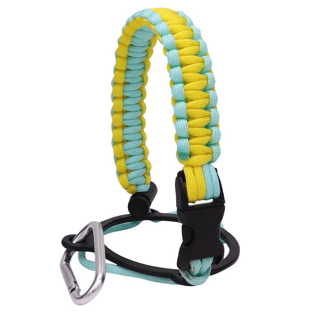 Water Bottle Accessories Paracord Rope Holder Wide Mouth Bottle Portable Rope Hand Strap Cup Carrier Color Cupful Rope