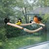 Suction Cup Parrot Climbing Perch Bite Resistant Hanging Bird Swing Toy Non-slip Bird Ladder Bridge Training Tool