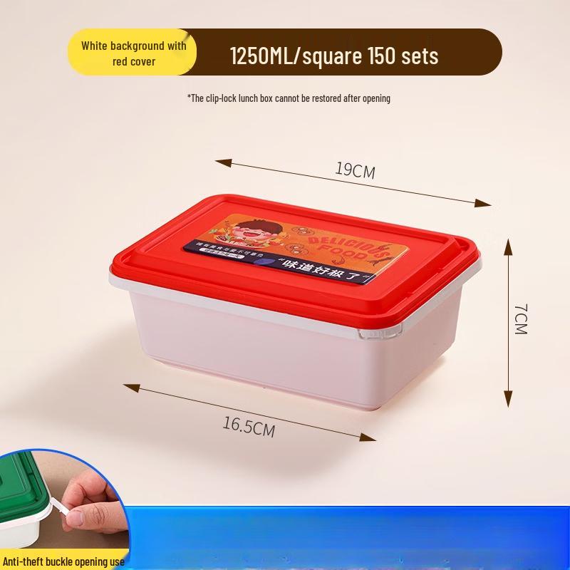 Xihe Disposable Anti-theft Takeaway Food Containers