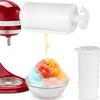 Ice Crusher Accessory for Kitchen Stand Mixer Replacement Parts Ice Shaver Attachment Home Snow Cone Maker Accessories