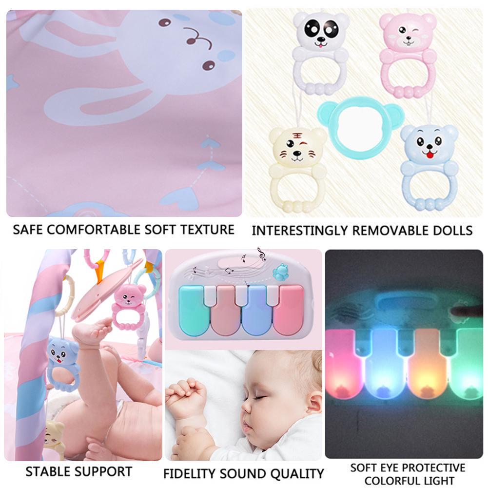 Tapete de brincar multifuncional para bebês BE, brinquedo de academia para crianças pequenas, cobertor para rastejar no chão, carpete