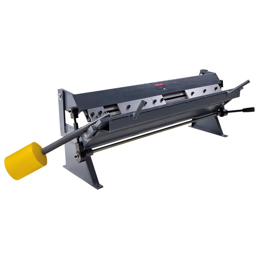 Box and Pan Brake, 910 mm/36 inch Sheet Metal Bending Brake,16-Gauge Mild Steel Capacity, 0-135 Degree Adjustable, Metal Bender Machine with 6