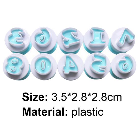 10/26 ks dortová forma ve tvaru písmen ekologická DIY pečící forma ve tvaru čísel na sušenky