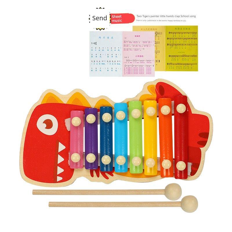 

Toy Piano Baby Puzzle 1-3 Years Old Baby Music Dinosaur Knocking