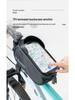 DTUCYCLE Waterproof Top Tube Bicycle Bag with Touch Screen Phone Holder