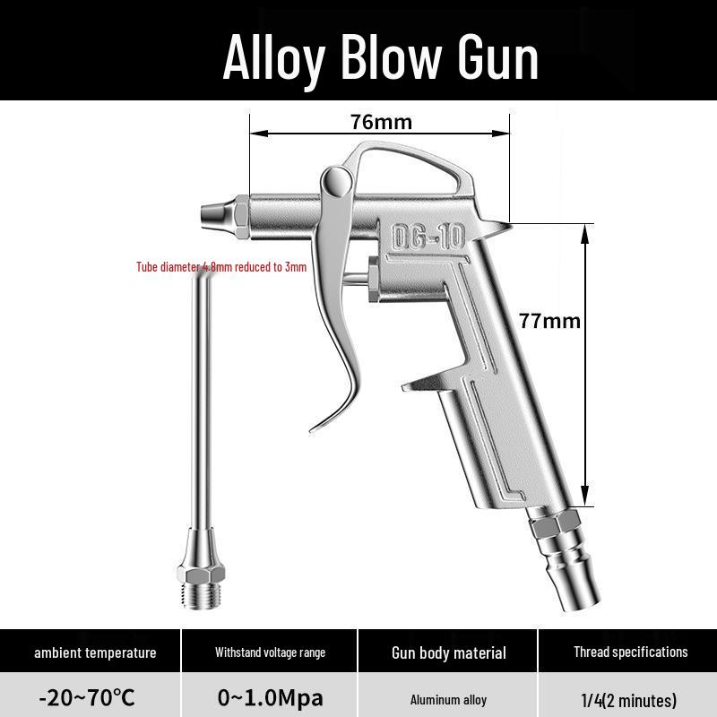 High-pressure Dust Blowing Gun Truck with Air Tank and Hose