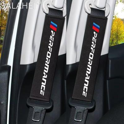 Car Headrest Neck Pillow Seat Belt Shoulder Pad For Performance BMW M Power Performance M3 M5 X1 X3 X5 X6 X7 Accessories