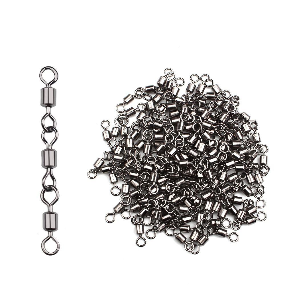 10PCS Connect Ring Swivel Rolling Connector 8-Shape Fishing Rolling Swivel   Flying Fishing