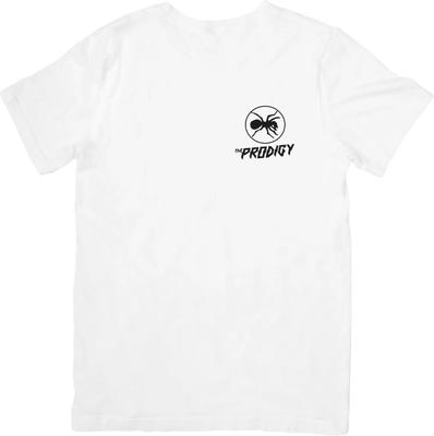 The Prodigy Logo Music Fit for Men & Women Quality Cotton T-Shirt White.