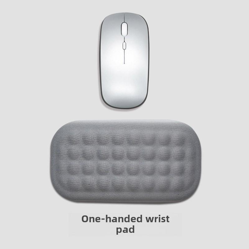 High-Value Silicone Memory Foam Wrist Pad - Non-Slip Cloud Girl Design for Office Mouse Use