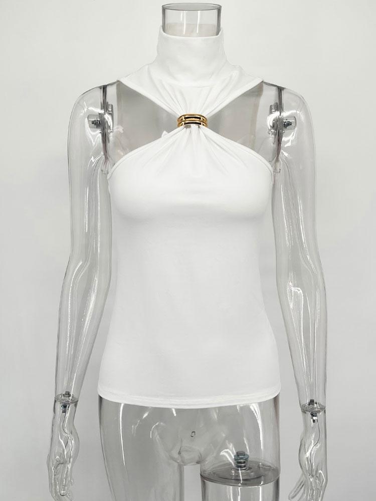 Sommermode Sexy Tanktop Pullover für Damen Slim Off-Shoulder Patchwork Strapless Y2k Westentop Damen Cropped Top 2025