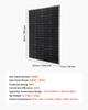200W Monocrystalline Solar Panel, 23% High-Efficiency Mono PV Module with Stable MC4 Output & Aluminum Frame, IP65 Waterproof Solar Panel for Car Boat