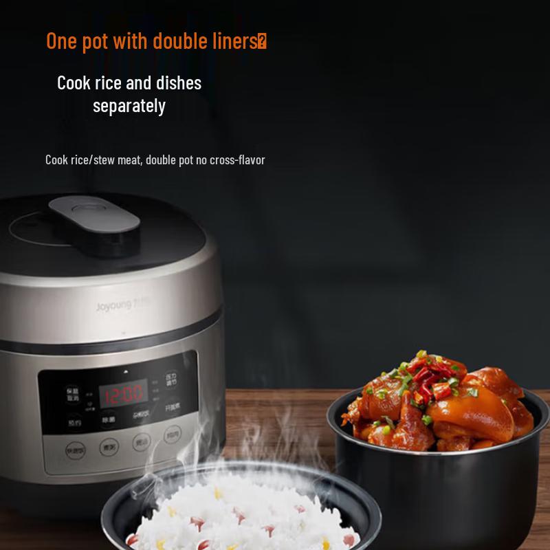 Joyoung Y60C-B562 6L Dual Pot Electric Pressure Cooker