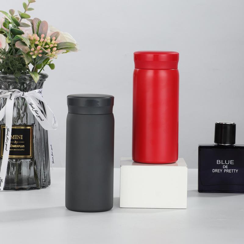 316 Nerezová ocel Malá Studentská Mini Vakuová Termoska Jednoduchá a Malá Kapacita Dívka Dáma Kapesní Hrnek