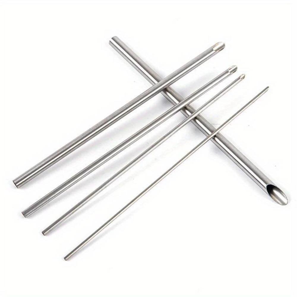 6 Stück Keramik-Lochstanzer, Edelstahl, rund, für Teekannen, Lochöffner, DIY, handgefertigt, Schnitzerei, Skulptur, Keramik, Stanzwerkzeug, 12 cm